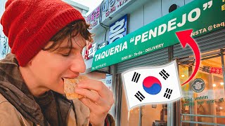 La mejor TAQUERÍA en COREA del Sur 🇰🇷 quotTaquería Pendejoquot Mochilazo por Corea 7 [upl. by Christan]