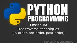 Tree traversal techniques in order pre order post order [upl. by Salene88]