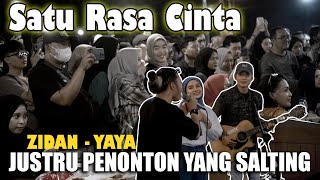 Penonton Yang Salting  Satu Rasa Cinta  Arief Live Ngamen Zidan Yaya [upl. by Riorsson482]