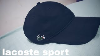 boné lacoste sport original 🐊🐊 [upl. by Yentrac]