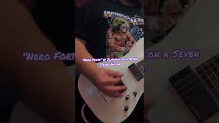 “Nero Forte” by Slipknot on a Seven String Guitar  shorts slipknot guitar guitarcover [upl. by Enelym]