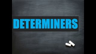 Advanced English Grammar Determiners [upl. by Ansilme]