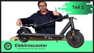 E Scooter Reifenwechsel Reparatur in Köln  Teil 2 [upl. by Buff]