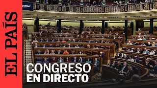 DIRECTO  El Congreso debate el objetivo de estabilidad presupuestaria  EL PAÍS [upl. by Sobmalarah]