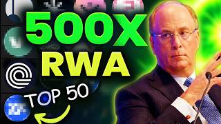 🔴50X To 500X  Top 50 HIDDEN RWA Crypto Altcoins Set to SKYROCKET 2024 Blackrock amp Goldman Sachs [upl. by Ignatz]