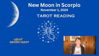 Tarot Reading New Moon in Scorpio  Nov 1 2024 [upl. by Suolekcin493]