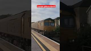 RHTT Passes Chippenham trainspotting class66 railway freighttrain WesternSpot23 [upl. by Grote]