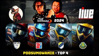 🔴⚪ LIVE PGE EKSTRALIGA 2024 PODSUMOWANIE  TOP 4 [upl. by Jolie]