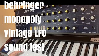 behringer monopoly sound test no talking [upl. by Jaehne]