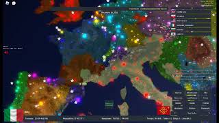 Part 2 of Forming the Roman Empire Roblox Rise of Nations [upl. by Keare514]