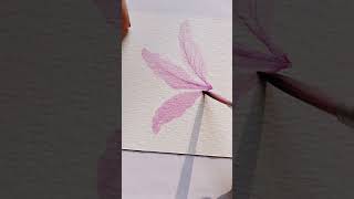 how to paint watercolour flower l easy step by step tutorial 🙏🤗❤️🥰artist painting art [upl. by Chucho321]