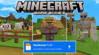 BAREBONES TEXTURE PACK  MCBE 121 [upl. by Goober853]