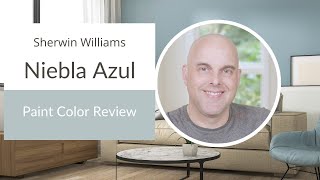 Sherwin Williams Niebla Azul Paint Color Review [upl. by Verene]