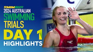 Australian Swimming Trials  Night 1 Highlights  Wide World of Sports [upl. by Viking]