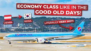 Korean Air Boeing 777300ER LONGHAUL ECONOMY from Vienna to Seoul Incheon  BRUTALLY HONEST [upl. by Noorah]