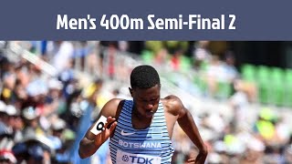 WATCH Mens 400m semifinal 2 List amp Stats  Paris 2024 Olympics [upl. by Jensen893]