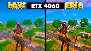 RTX 4060 8GB  i5 14400 Fortnite All Settings [upl. by Pelagias597]