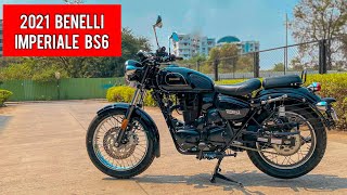 2021 Benelli Imperial 400 BS6  Detailed Ride Review  Better than Classic 350 [upl. by Saidnac746]