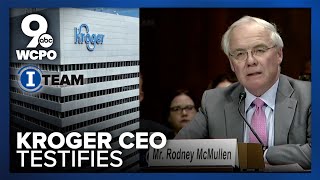 Bloomberg Kroger CEO charming and impressive in federal antitrust hearing [upl. by Anigal]