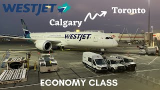 WESTJET 787 DREAMLINER ECONOMY CLASS  Calgary to Toronto TRIP REPORT [upl. by Ahseyn]