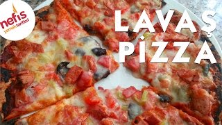 Lavaştan Pizza Yapımı  Kolay Ev Yapımı Pizza Tarifi [upl. by Acisej]