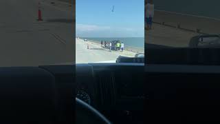 Crazy 🤪 Wreck on lake pontchartrain bridge [upl. by Attolrac]