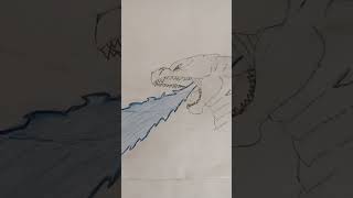 godzilla drawingart draw [upl. by Brainard]