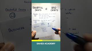 Doubtful Debts vs Bad Debts [upl. by Ahsoik]