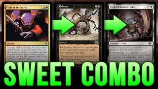 Pauper Living End IS BACK Violent Outburst ➡️ Exhume ➡️ Troll of Khazaddûm  Magic The Gathering [upl. by Eniowtna]