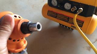 Tool Review Ridgid R350PNA 312Inch Palm Nailer [upl. by Nyrraf]