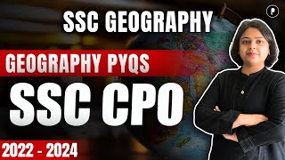 SSC CPO 2022  2024  Geography PYQs  SSC Geography parcham [upl. by Millda]