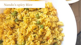 How To Make Easy Nando’s Style Spicy Rice [upl. by Fariss580]