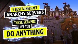 ⚔️ 5 Best Minecraft Anarchy Servers None Better Out There ⚔️ [upl. by Aihsilef]