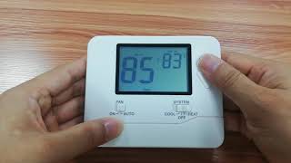 Non Programmable Single Stage Room Thermostat [upl. by Hayilaa]