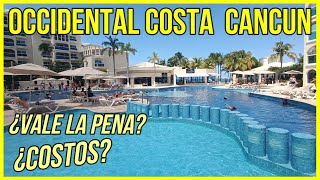 HOTEL cancun TODO INCLUIDO 🔴  hotel costa cancun occidental  CON PLAYA [upl. by Hamachi]