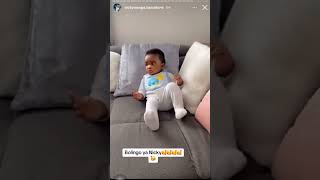 le Dernier fils de Fally Ipupa et sa Maman Nicky Menga [upl. by Ahsayn995]