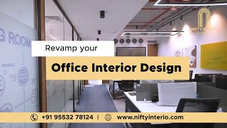 Commercial Interior Design in Hyderabad  Office Interior Design  Nifty Interio [upl. by Atipul170]