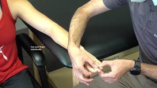 Manual Manual Test for Finger Adduction [upl. by Neema]