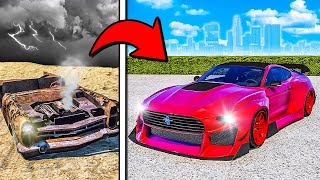 Repairing ABANDONED Junk Cars in GTA 5 [upl. by Lathrope]