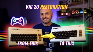 Trash to Treasure Restoring a 44yearold VIC 20 and make it NEW again [upl. by Martinelli641]