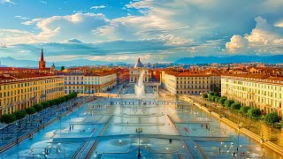 TURIN ITALY  THE MOST BEAUTIFUL CITY IN ITALY  THE MOST BEAUTIFUL PLACES IN THE WORLD 4K HDR [upl. by Anivla]