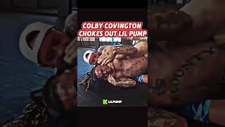 colby Covington chokes out lil pump joerogan ufc mmajunkie mmapodcast lilpump [upl. by Geoffrey]