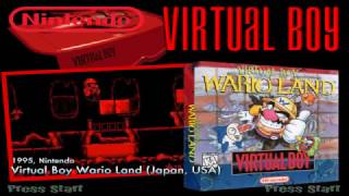 All Nintendo Virtual Boy Games [upl. by Nauqan]