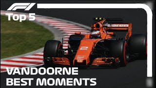 Top 5 Stoffel Vandoorne Best Moments in F1 [upl. by Ijic]