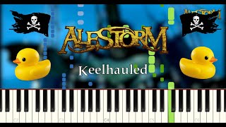 Keelhauled  ALESTORM Piano Tutorial [upl. by Eniamert]