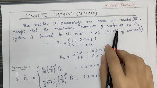 Model 4 MMS NFCFS model in Queueing Theory  Numerical Problem Solved with Explanation [upl. by Lam84]