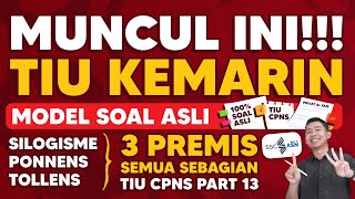 SOAL TIU CPNS 2024 SILOGISME [upl. by Nosnah]