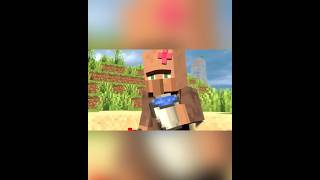 hard touching pillager life story minecraft animation minecraft shorts [upl. by Ettena]