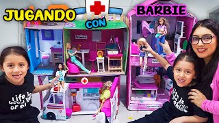 JUGAMOS en EL HOSPITAL de BARBIE y lo DECORAMOS🏥 [upl. by Willetta]