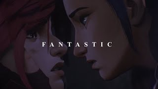 Vi amp Caitlyn  Fantastic  King Princess Arcane AMV lyrics [upl. by Anrol]